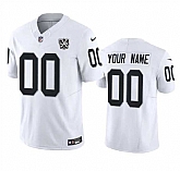 Men's Las Vegas Raiders Active Player Custom White 2024 F.U.S.E 65th Anniversary Patch Vapor Football Stitched Jersey,baseball caps,new era cap wholesale,wholesale hats